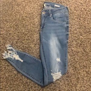 A’2nd cropped skinny jeans